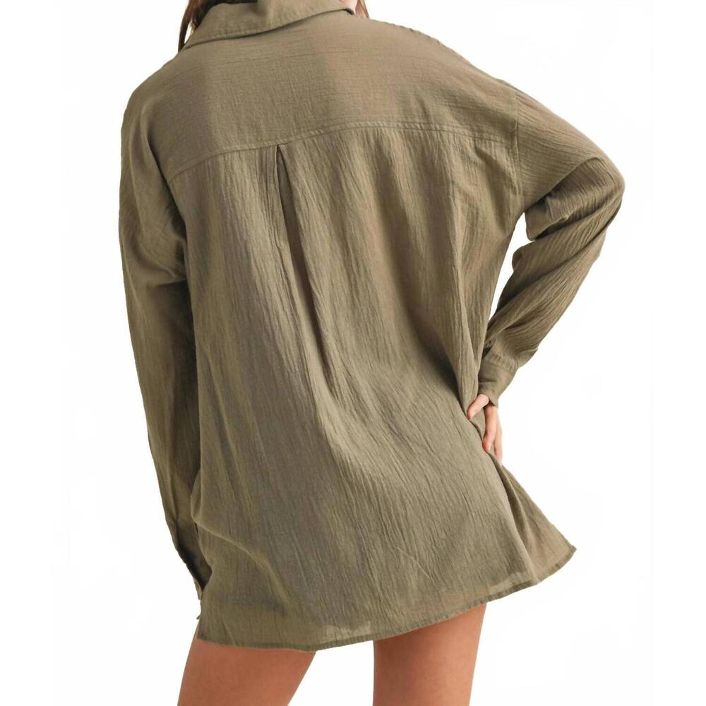 NEW MIOU MUSE remington button down basic shirt i… - image 2